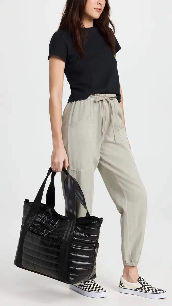 Think Royln Jetset Wingman Tote Pearl Black One Size | Thumbnail 3