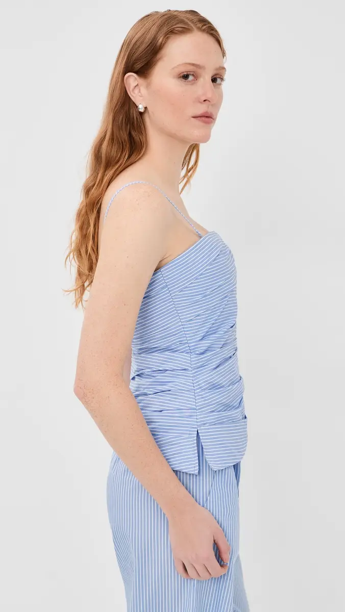 Simkhai Emerson Ruched Bustier Top | Thumbnail 4