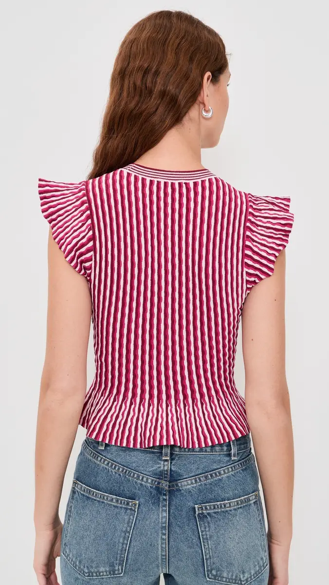 RAILS Bryn Top Berry Stripe | Thumbnail 3