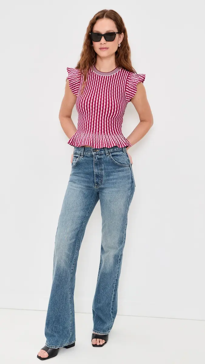 RAILS Bryn Top Berry Stripe | Thumbnail 5