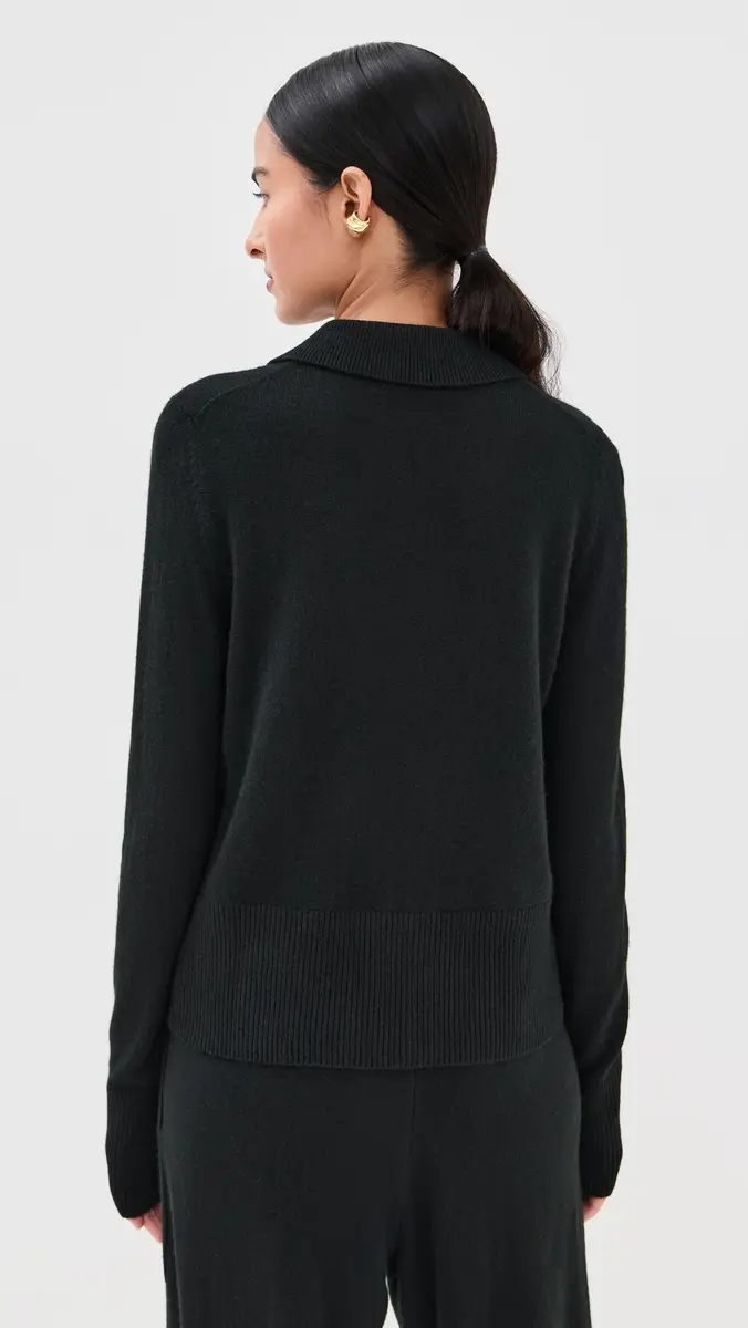 Le Kasha Cashmere Fraga Cardigan Black | Thumbnail 3