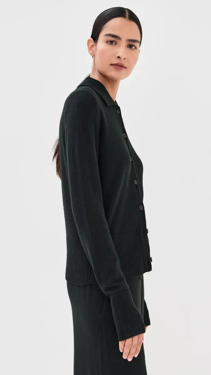 Le Kasha Cashmere Fraga Cardigan Black | Thumbnail 4
