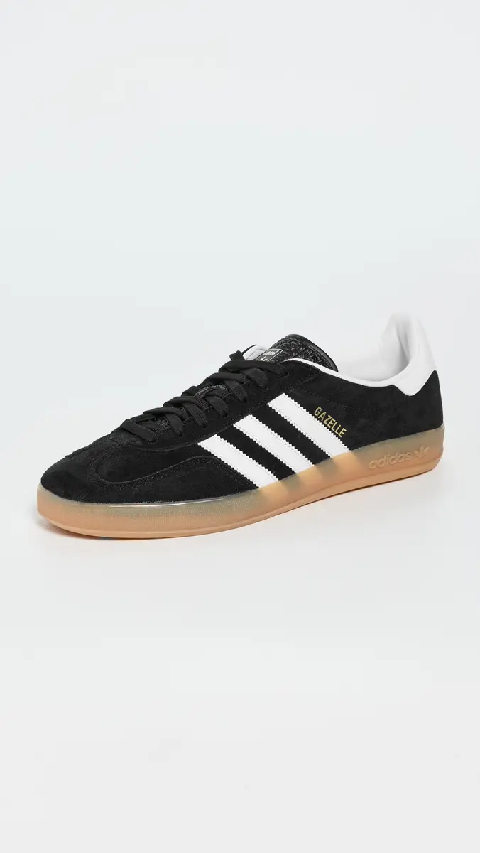 adidas Gazelle Indoor Sneakers Core Black/White | Thumbnail 2