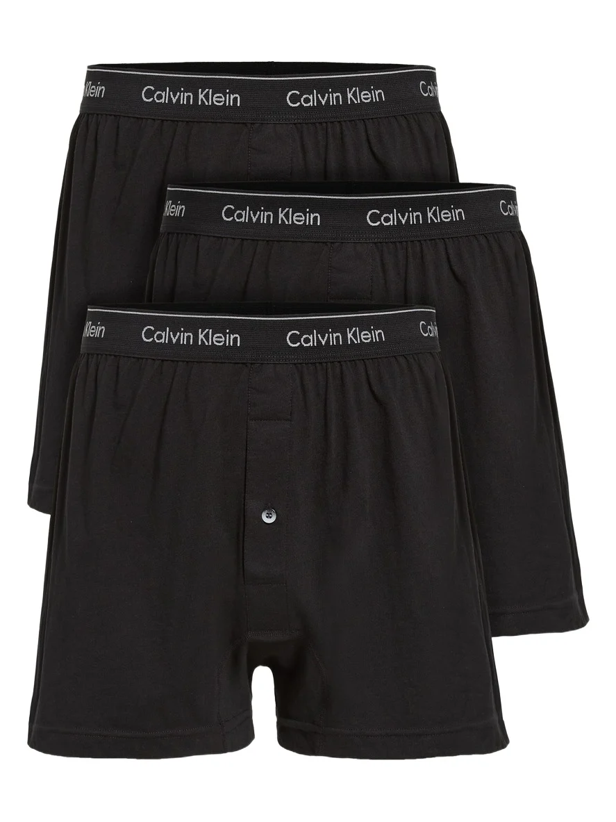 Calvin Klein Underwear Cotton Classic Fit Knit Boxers 3 Pack