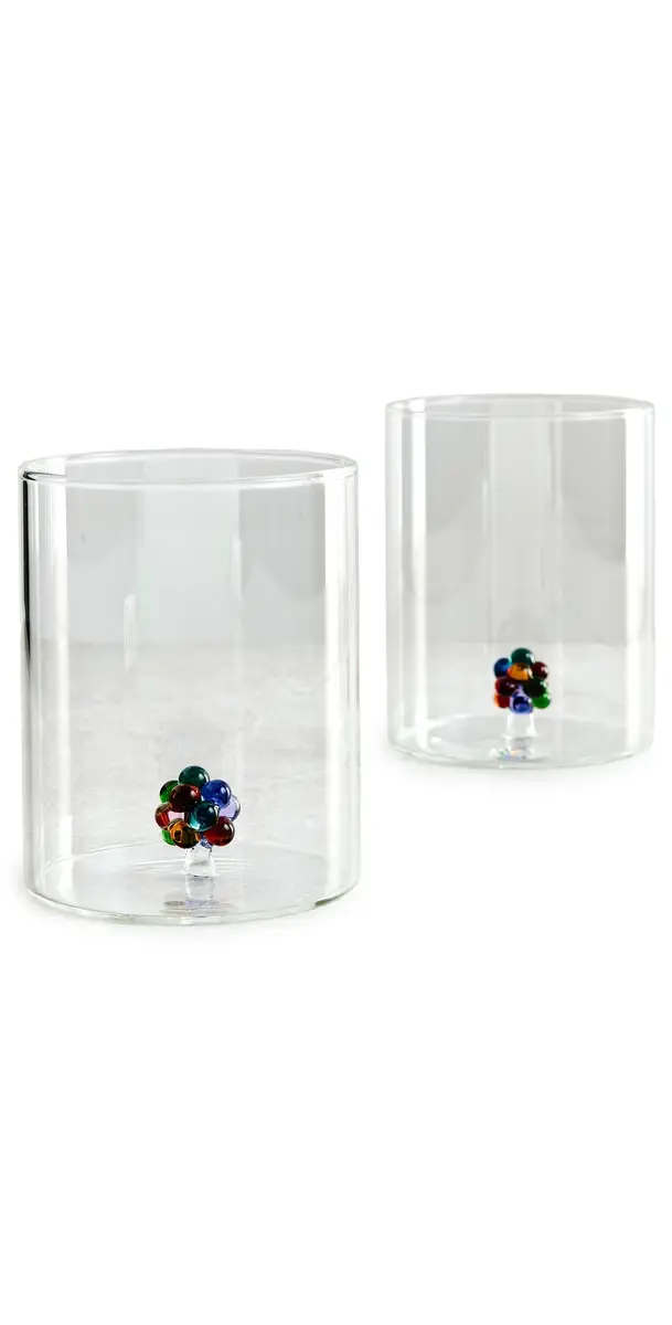 FAZEEK Bloom Tumblers Set of 2 Multi One Size | Image 1 FAZEEK Bloom Tumblers Set of 2 Multi One Size | Image 1