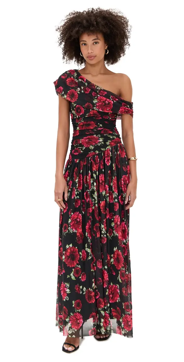 Marietta Dress Painted Roses Marietta Dress Painted Roses
