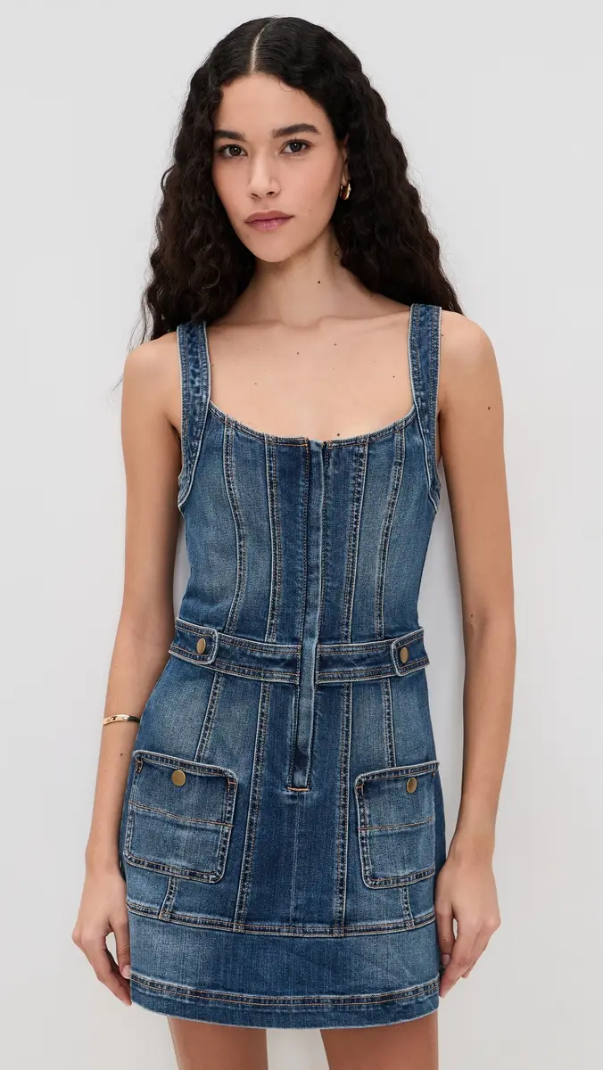 Ramy Brook Karla Dress Medium Wash | Thumbnail 2 Ramy Brook Karla Dress Medium Wash | Thumbnail 2