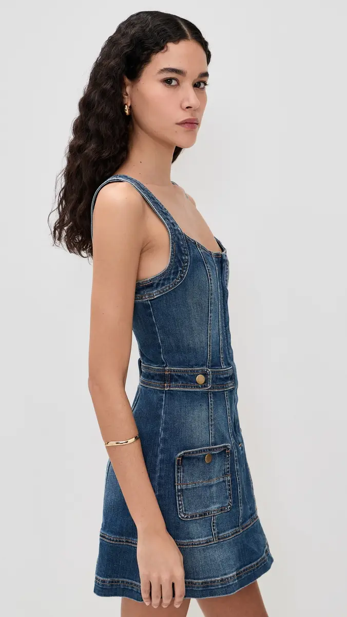 Ramy Brook Karla Dress Medium Wash | Thumbnail 4 Ramy Brook Karla Dress Medium Wash | Thumbnail 4