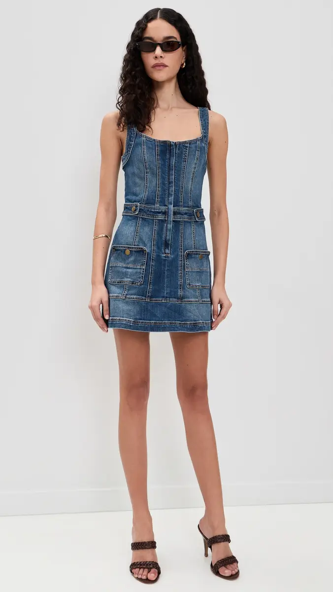 Ramy Brook Karla Dress Medium Wash | Thumbnail 5 Ramy Brook Karla Dress Medium Wash | Thumbnail 5