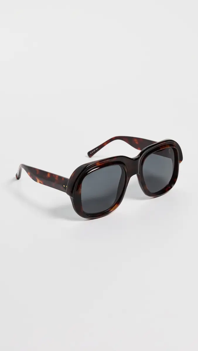 Dries Van Noten Round Sunglasses Tortoiseshell/Gold/Grey One Size | Thumbnail 4 Dries Van Noten Round Sunglasses Tortoiseshell/Gold/Grey One Size | Thumbnail 4