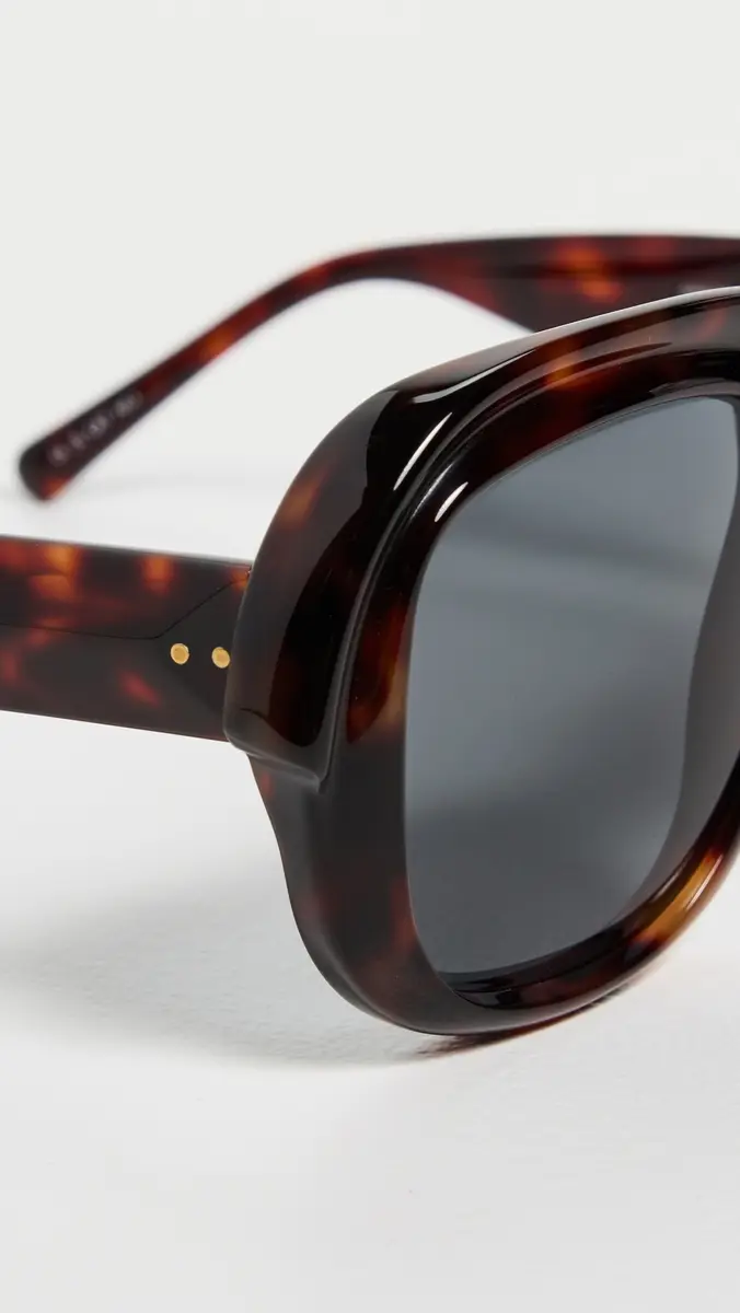 Dries Van Noten Round Sunglasses Tortoiseshell/Gold/Grey One Size | Thumbnail 5 Dries Van Noten Round Sunglasses Tortoiseshell/Gold/Grey One Size | Thumbnail 5