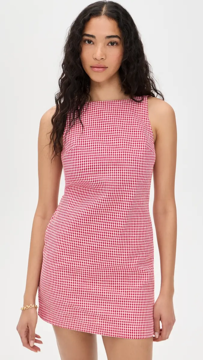 o.p.t o. p.t Jasmine Dress Red Gingham | Thumbnail 2 o.p.t o. p.t Jasmine Dress Red Gingham | Thumbnail 2