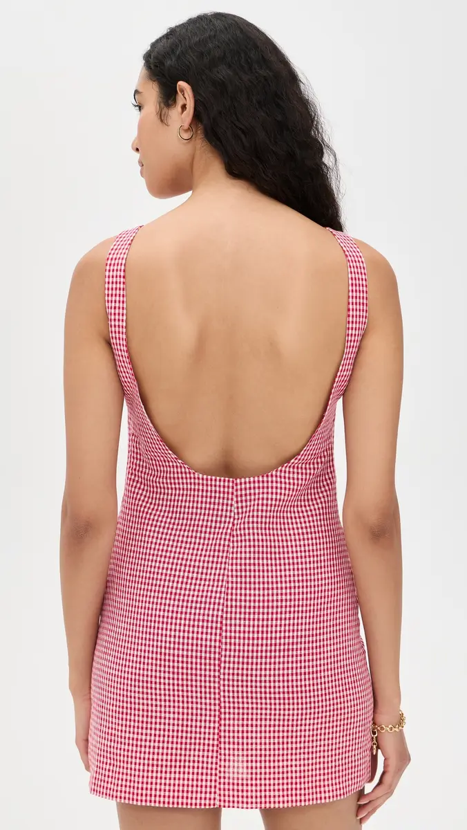 o.p.t o. p.t Jasmine Dress Red Gingham | Thumbnail 3 o.p.t o. p.t Jasmine Dress Red Gingham | Thumbnail 3