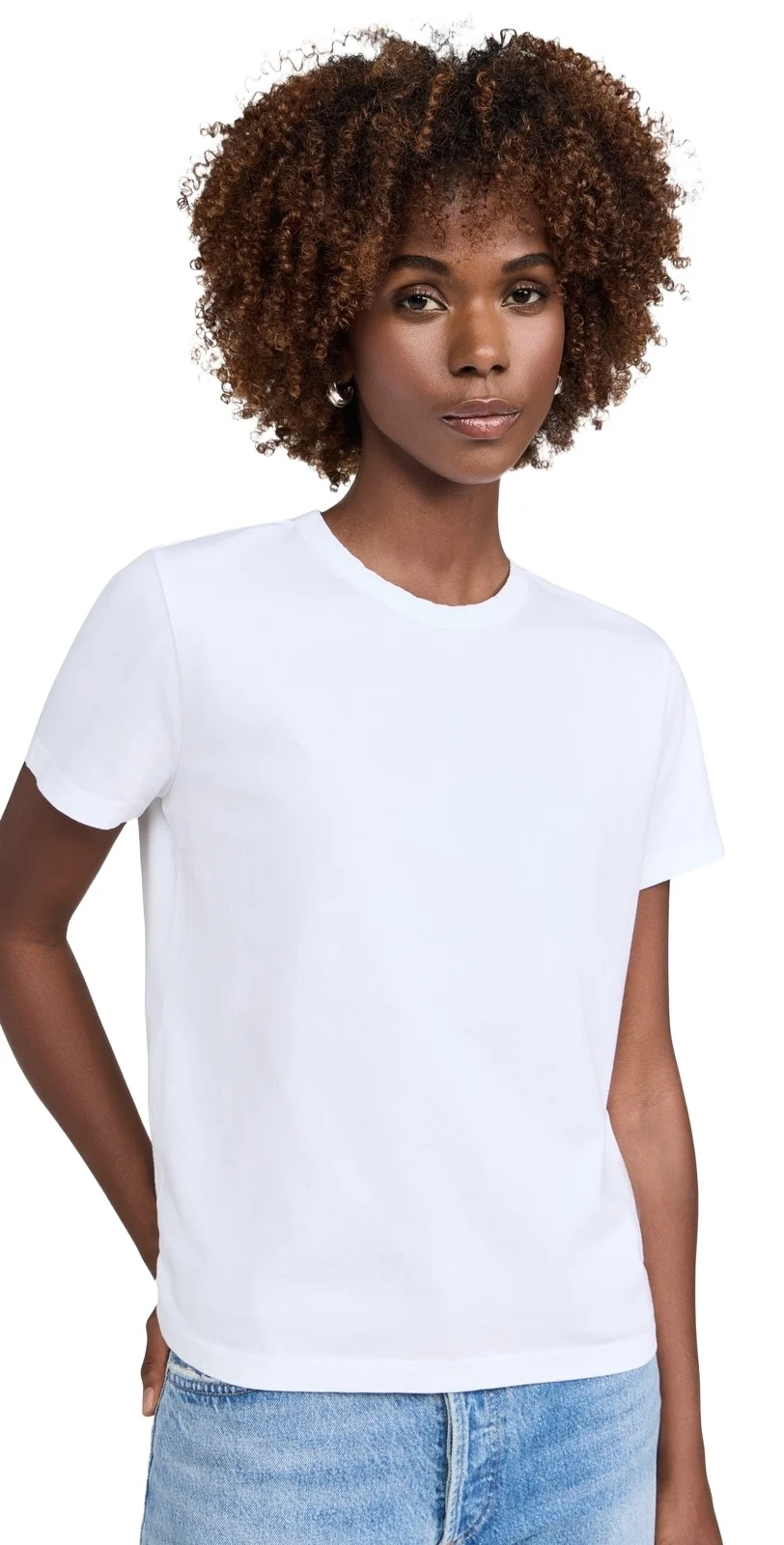 Madewell The Perfect Crewneck Tee in Allday Jersey