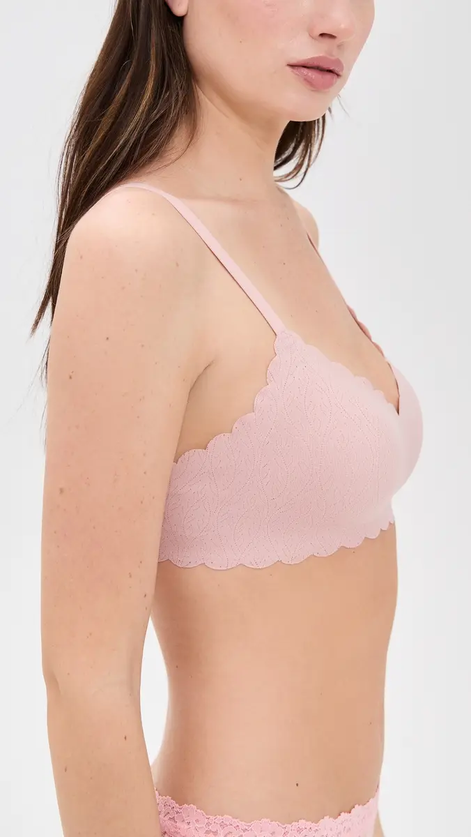 b.tempt'd by Wacoal b. tempt'd by Wacoal B. Wow'd Lace Wirefree Bra Blush Pink | Thumbnail 4 b.tempt'd by Wacoal b. tempt'd by Wacoal B. Wow'd Lace Wirefree Bra Blush Pink | Thumbnail 4