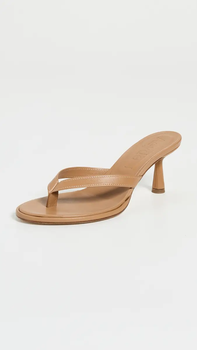 AEYDE Daphne Nappa Leather Sandals Hazelnut | Thumbnail 2