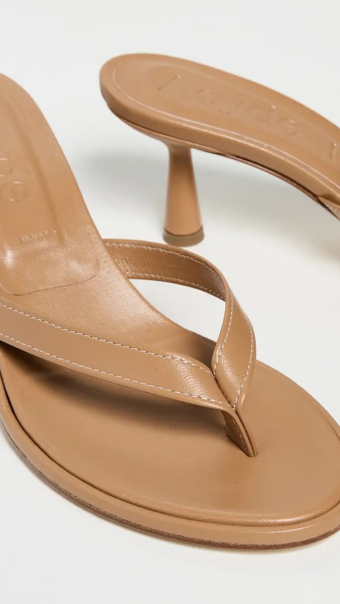 AEYDE Daphne Nappa Leather Sandals Hazelnut | Thumbnail 6