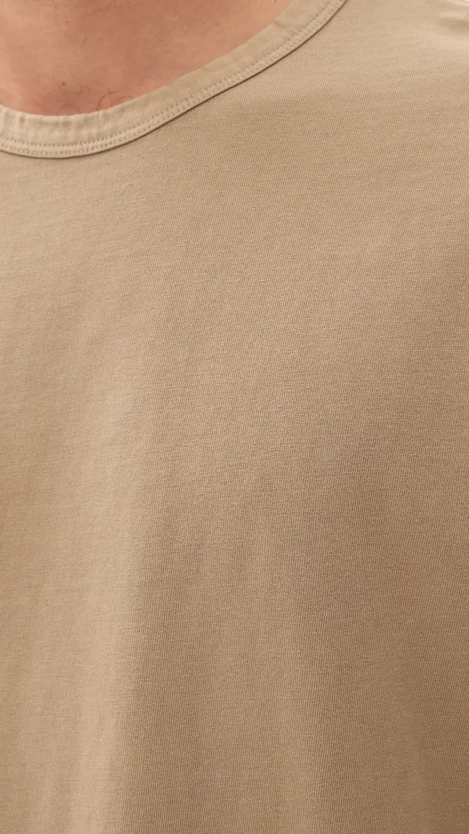 Theory Crew Neck Tee Tinted Brown | Thumbnail 6 Theory Crew Neck Tee Tinted Brown | Thumbnail 6