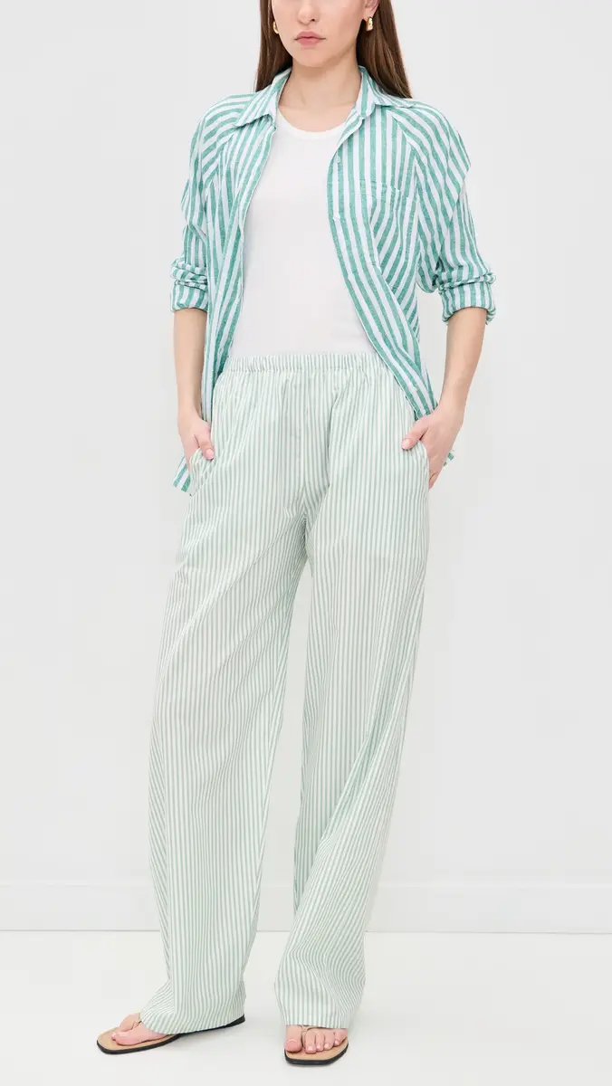 LESET Yoshi Stripe Wide Leg Pants | Thumbnail 5 LESET Yoshi Stripe Wide Leg Pants | Thumbnail 5