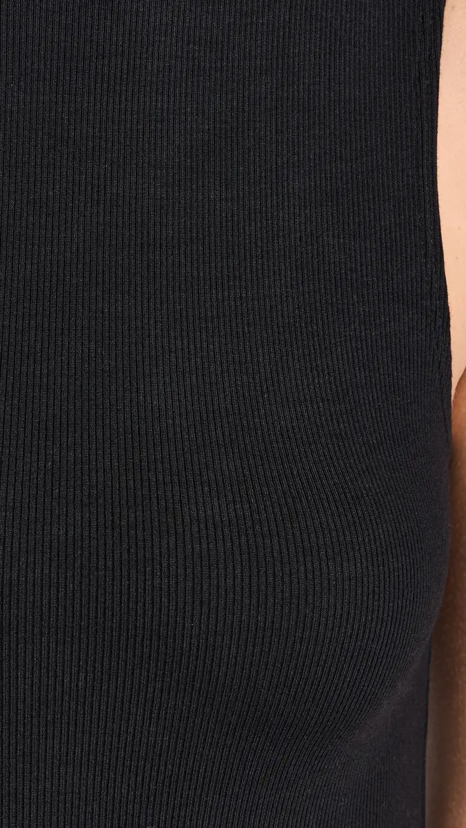 Ambitionist Mock Neck Tank Thong Bodysuit Black | Thumbnail 6