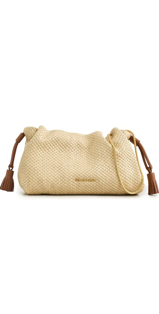 Veronica Beard Small Raffia Stash Bag Hazelwood Natural One Size | Image 1 Veronica Beard Small Raffia Stash Bag Hazelwood Natural One Size | Image 1