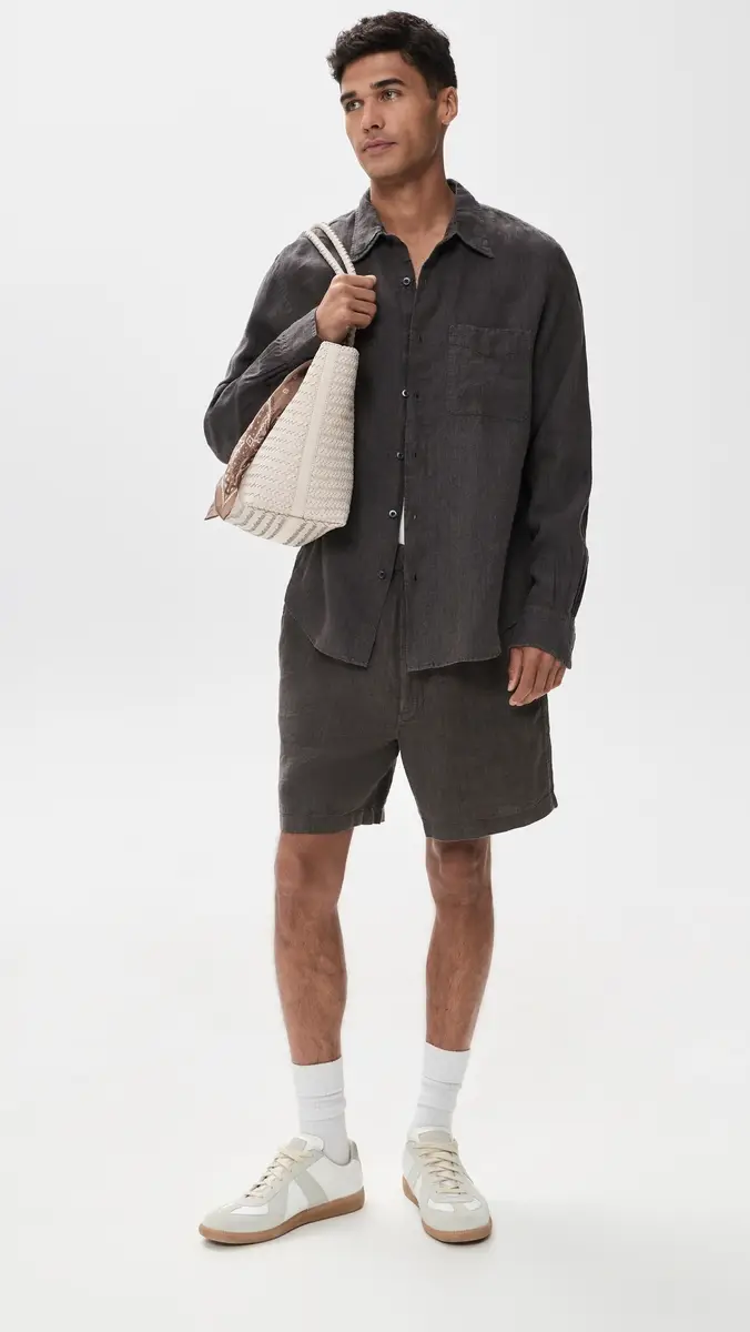 Madewell Long Sleeve Linen Top | Thumbnail 5 Madewell Long Sleeve Linen Top | Thumbnail 5