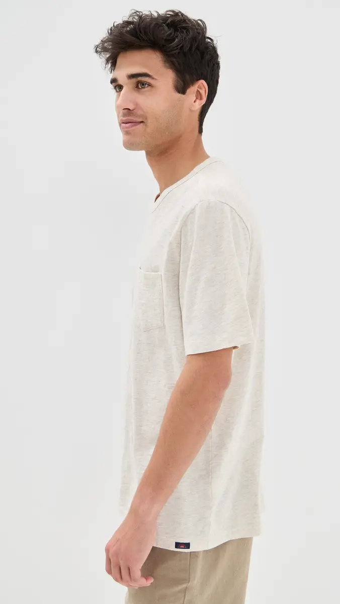Faherty Sunwashed Pocket Tee | Thumbnail 4 Faherty Sunwashed Pocket Tee | Thumbnail 4