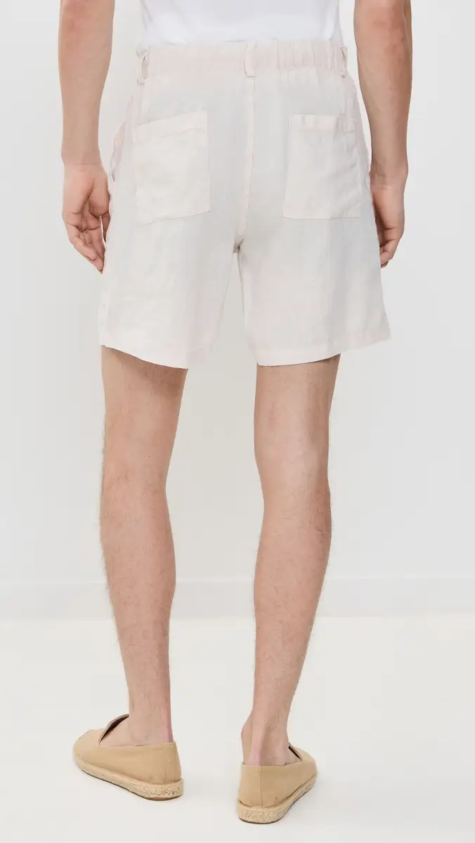 BATHER Linen Leisure Shorts 6" | Thumbnail 3 BATHER Linen Leisure Shorts 6" | Thumbnail 3
