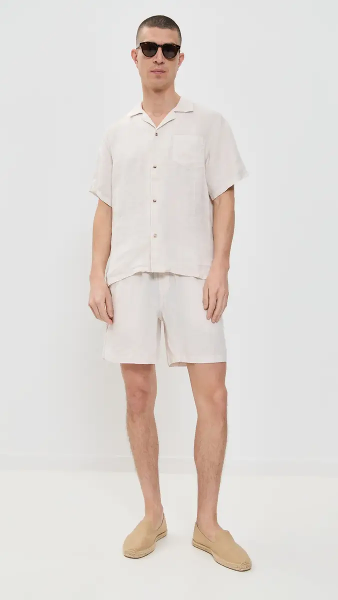 BATHER Linen Leisure Shorts 6" | Thumbnail 5 BATHER Linen Leisure Shorts 6" | Thumbnail 5