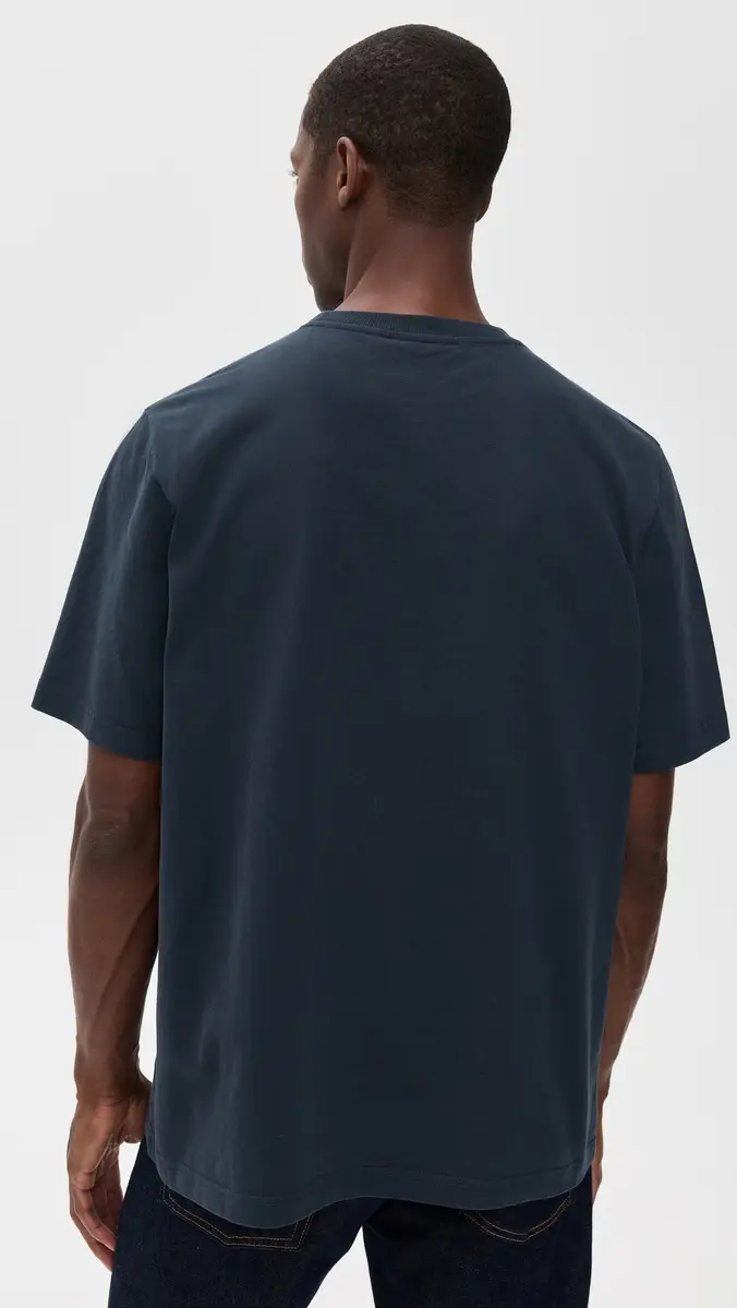 Maison Kitsuné Grey Fox Head Patch Comfort Tee | Thumbnail 3 Maison Kitsuné Grey Fox Head Patch Comfort Tee | Thumbnail 3