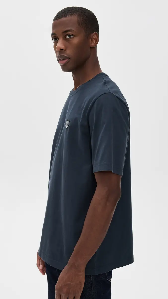 Maison Kitsuné Grey Fox Head Patch Comfort Tee | Thumbnail 4 Maison Kitsuné Grey Fox Head Patch Comfort Tee | Thumbnail 4