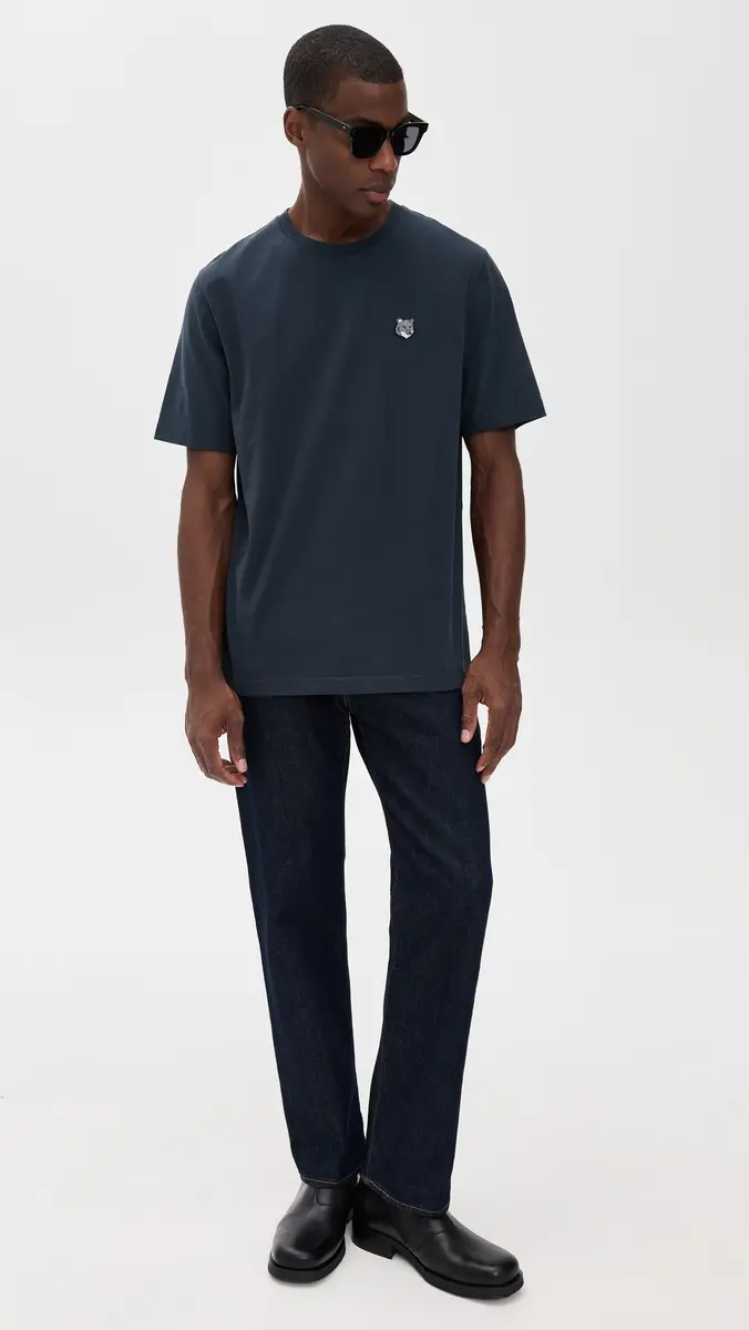 Maison Kitsuné Grey Fox Head Patch Comfort Tee | Thumbnail 5 Maison Kitsuné Grey Fox Head Patch Comfort Tee | Thumbnail 5