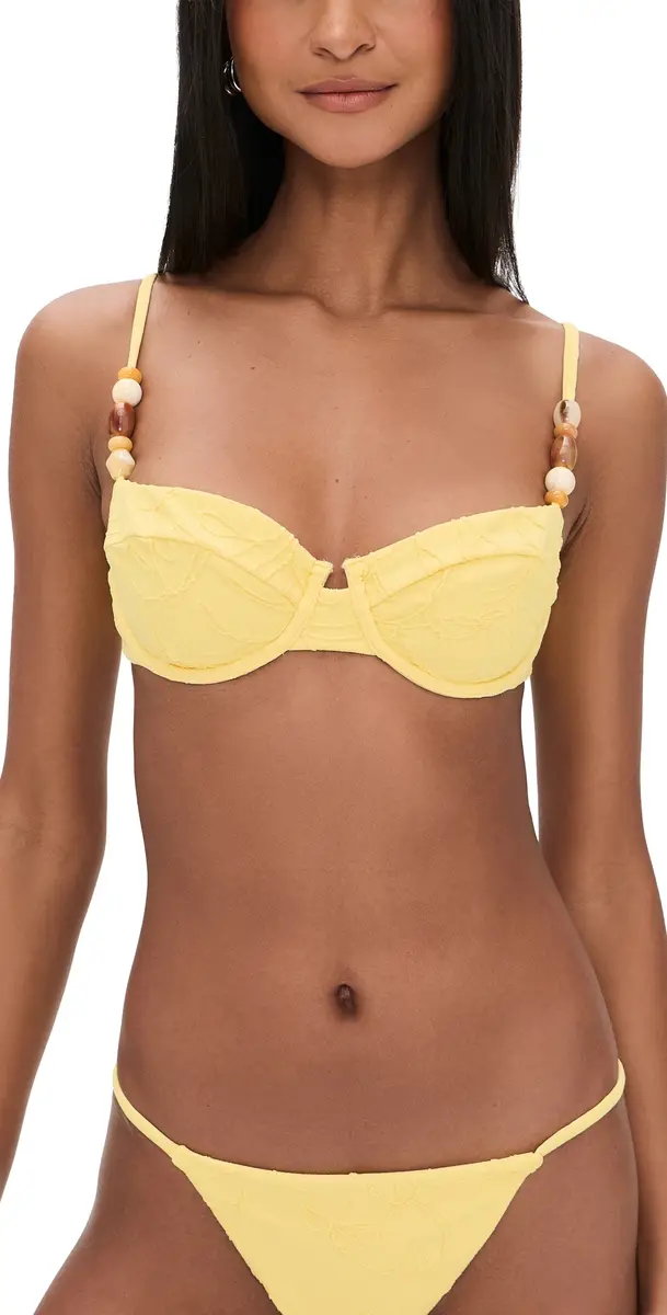 DEVON WINDSOR Poppy Bikini Top Lemondrop | Image 1 DEVON WINDSOR Poppy Bikini Top Lemondrop | Image 1