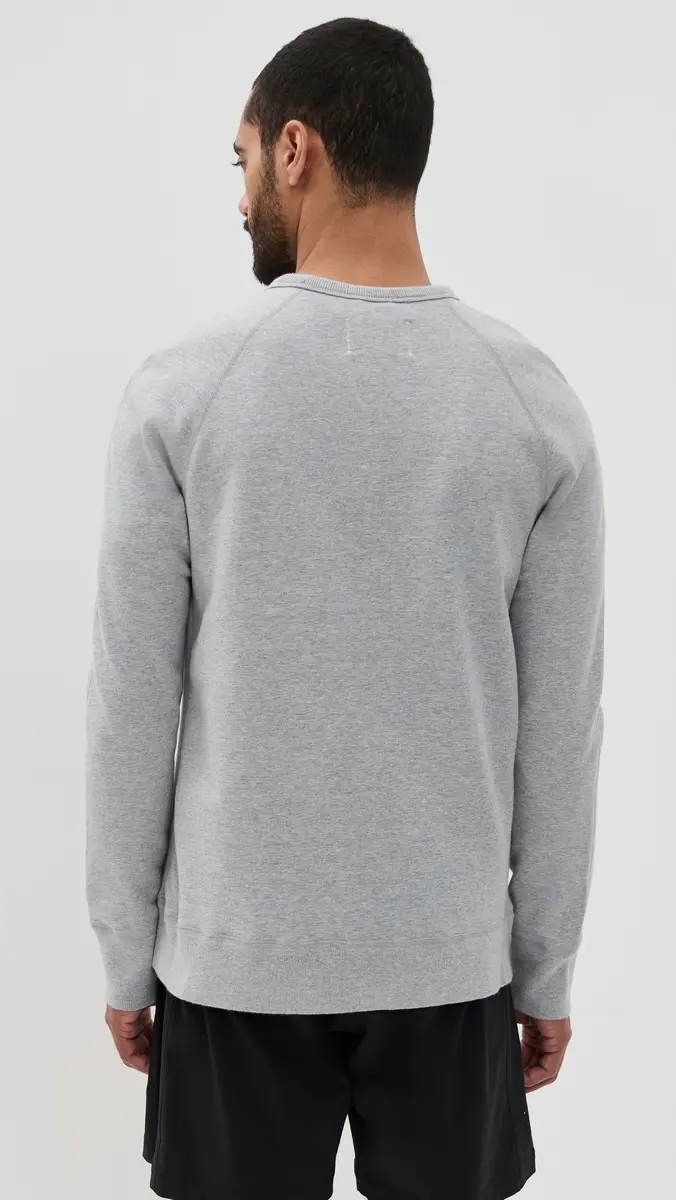 REIGNING CHAMP Mid-Weight Terry Slim Crew Neck | Thumbnail 3 REIGNING CHAMP Mid-Weight Terry Slim Crew Neck | Thumbnail 3