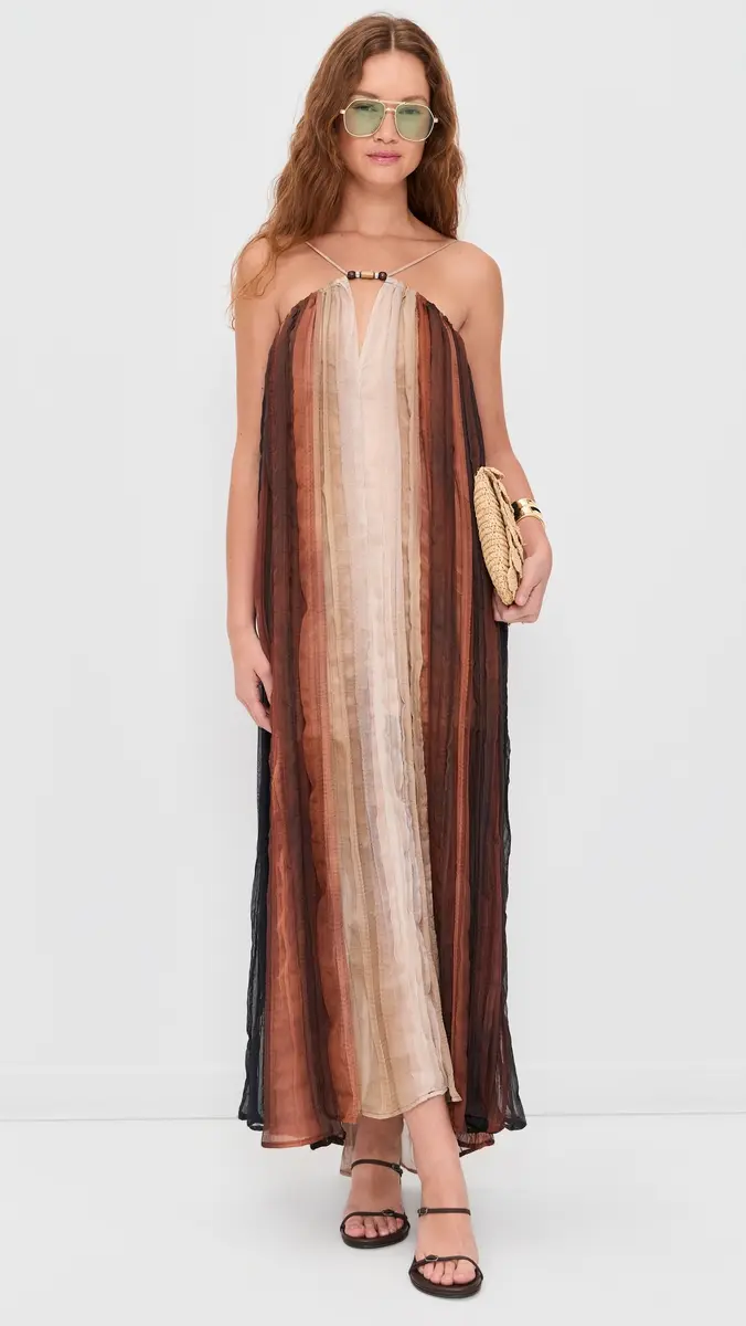 Sabina Musáyev Nella Dress Brown Print | Thumbnail 2 Sabina Musáyev Nella Dress Brown Print | Thumbnail 2