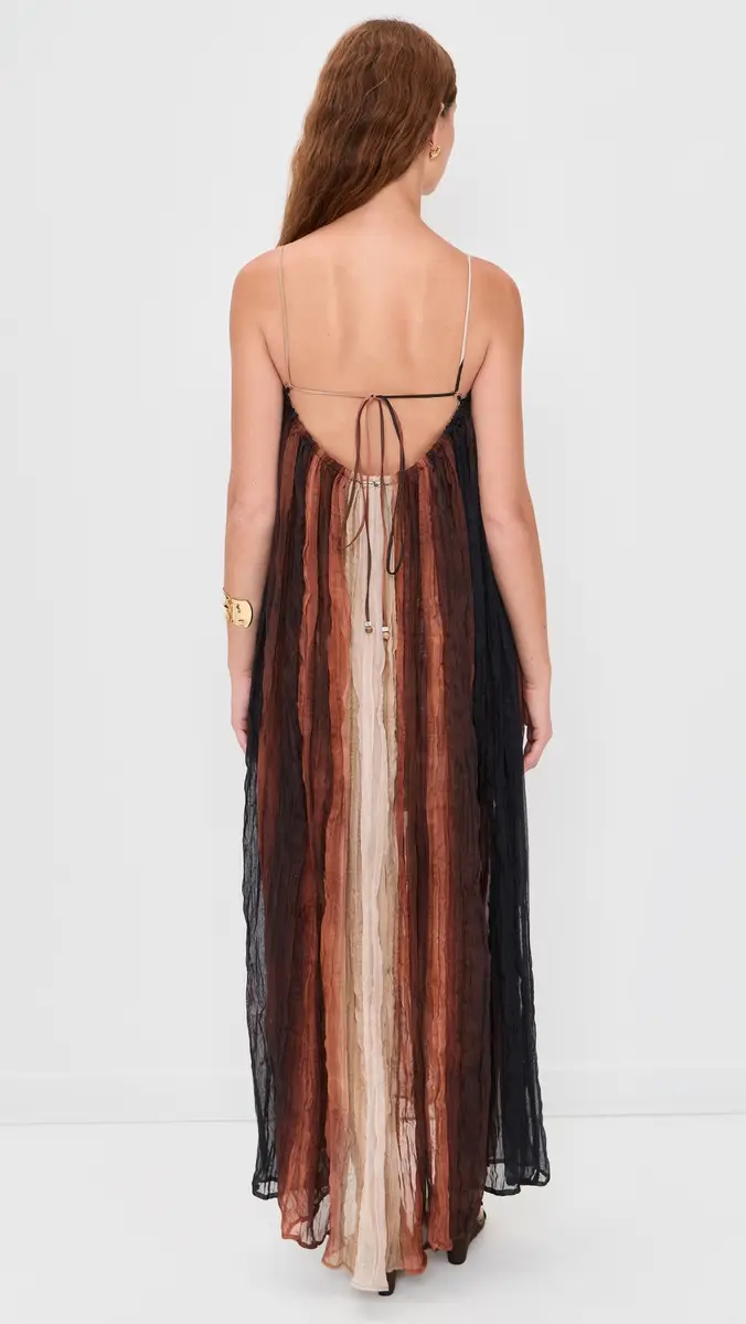 Sabina Musáyev Nella Dress Brown Print | Thumbnail 3 Sabina Musáyev Nella Dress Brown Print | Thumbnail 3