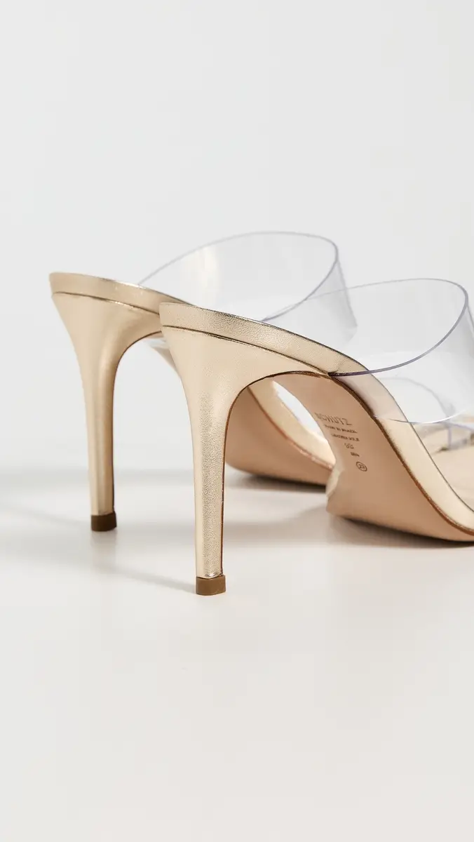 Schutz Ariella Strappy Sandals Gold | Thumbnail 4
