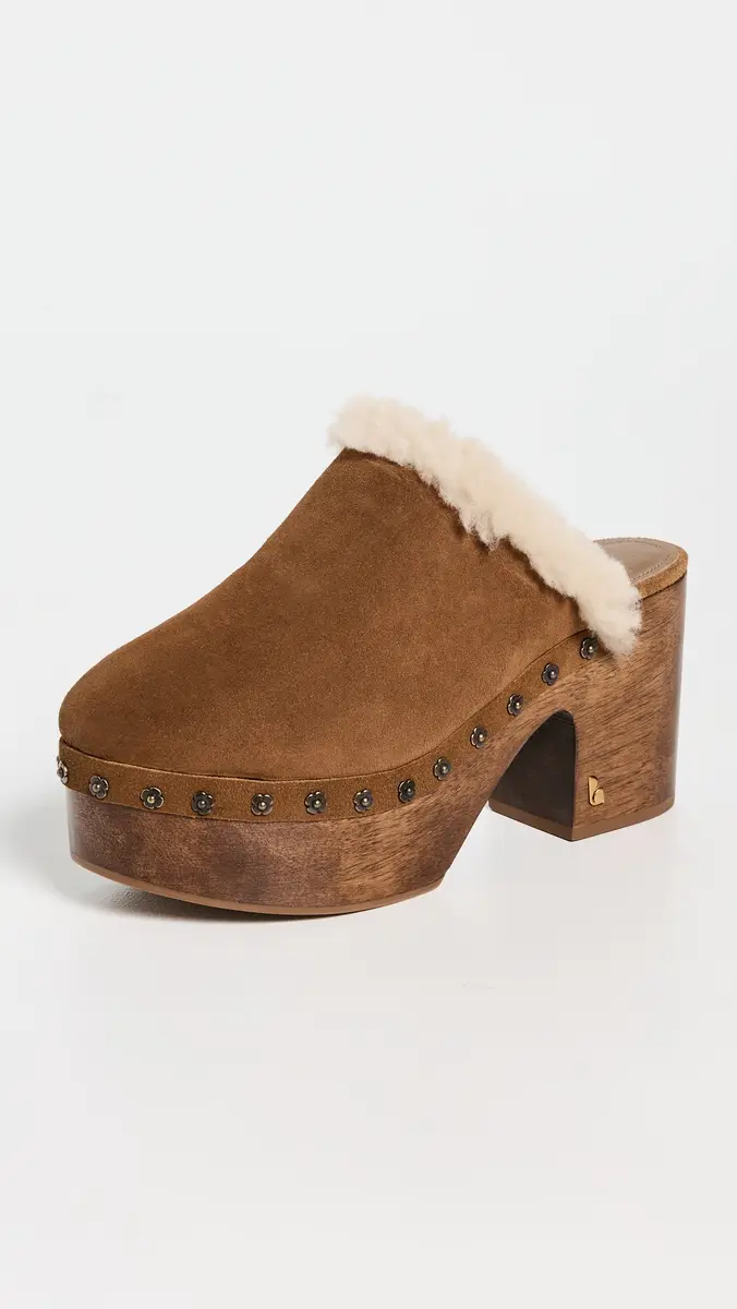 Larroudé Miso Wooden Platform Clogs Peanut | Thumbnail 2