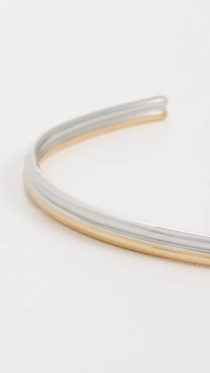 Jennifer Fisher Thread Choker Necklace Two-Tone One Size | Thumbnail 4
