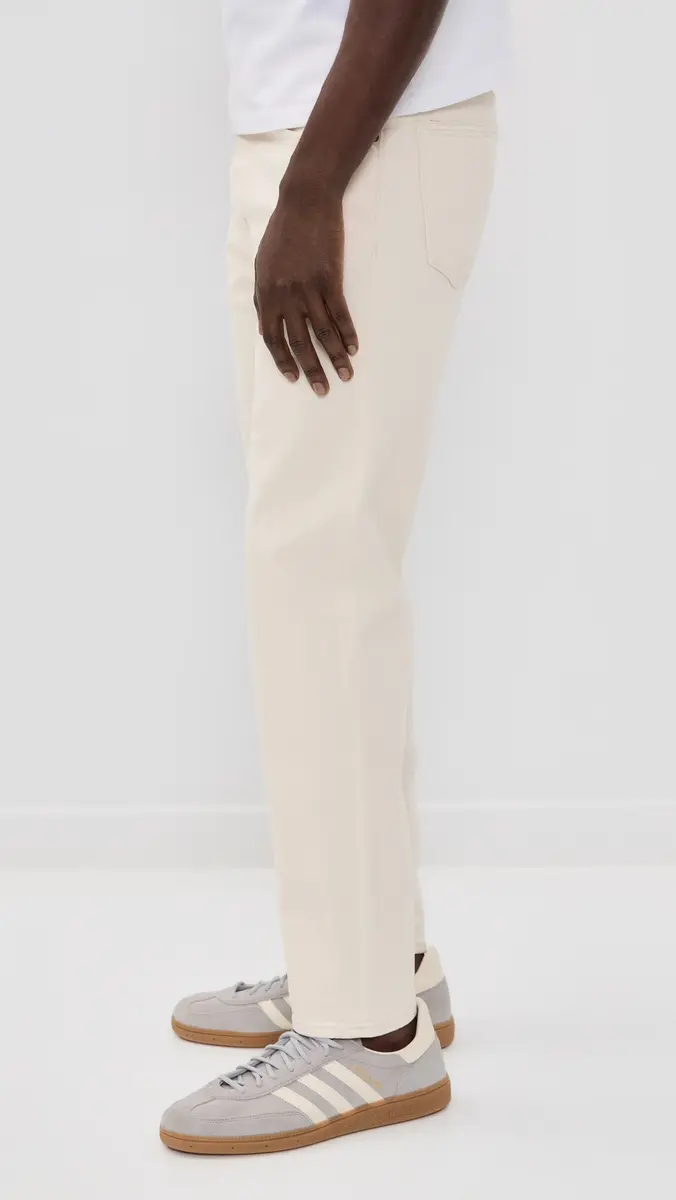 Madewell Relaxed Taper Ecru Comfort Selvedge Jeans | Thumbnail 4