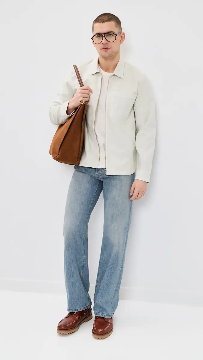Jeanerica Vega Straight Leg Jeans Light Blue Righe | Thumbnail 5 Jeanerica Vega Straight Leg Jeans Light Blue Righe | Thumbnail 5