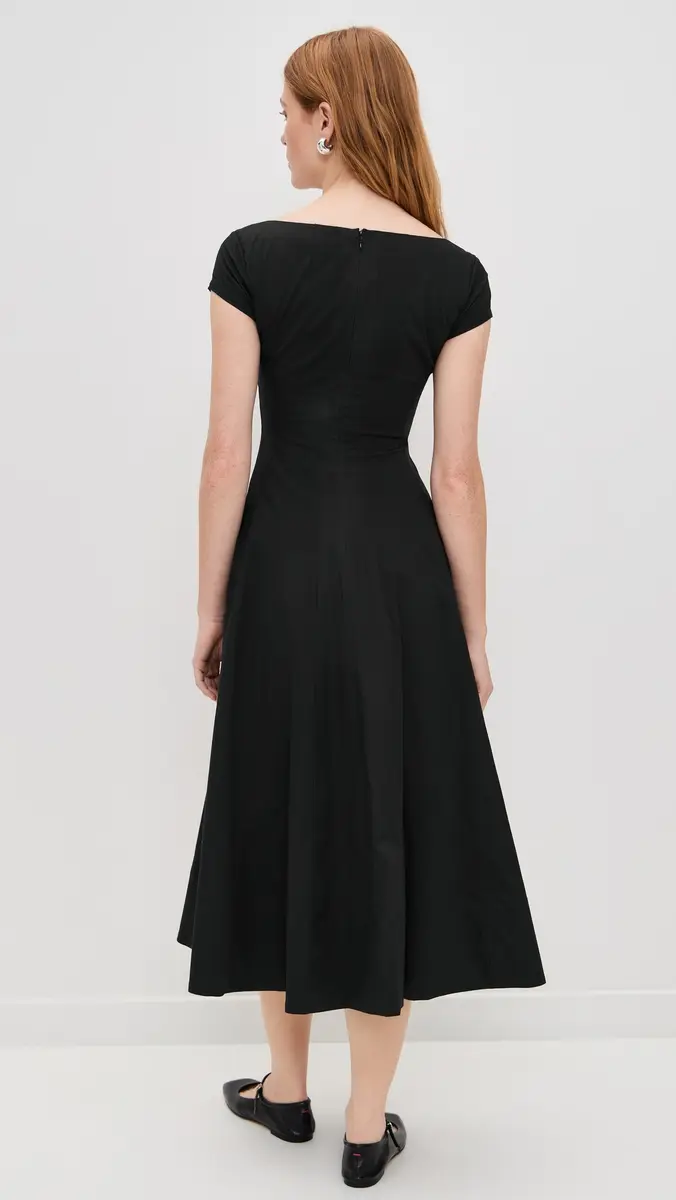 Staud Short Sleeve Wells Dress | Thumbnail 3 Staud Short Sleeve Wells Dress | Thumbnail 3