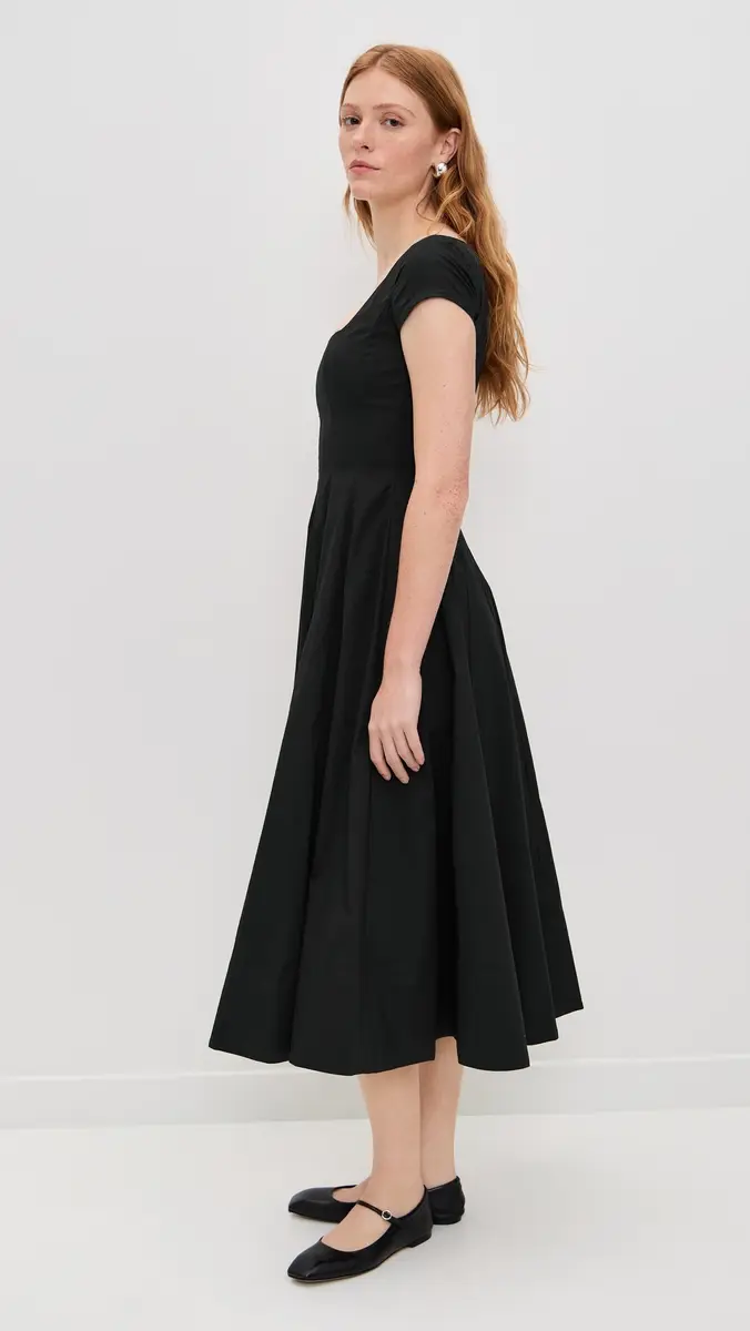 Staud Short Sleeve Wells Dress | Thumbnail 4 Staud Short Sleeve Wells Dress | Thumbnail 4