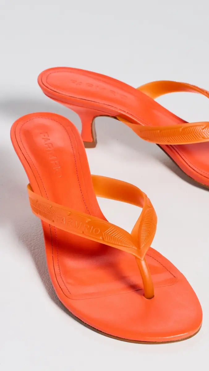 FARM Rio Rob Heel Sandals Flame Orange | Thumbnail 5 FARM Rio Rob Heel Sandals Flame Orange | Thumbnail 5