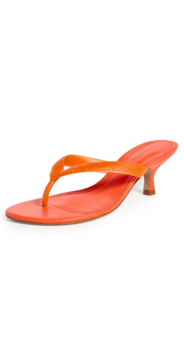 Rob Heel Sandals Flame Orange