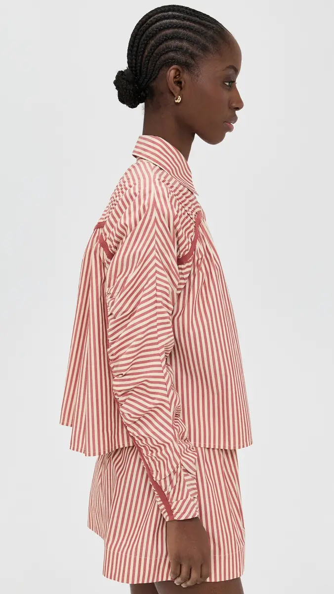 Merlette Julian Shirt Sienna Stripe | Thumbnail 4 Merlette Julian Shirt Sienna Stripe | Thumbnail 4
