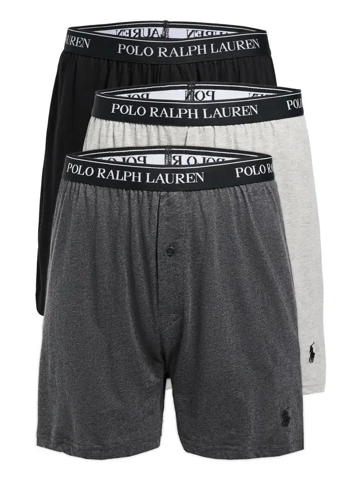 Classic Fit Knit Boxers 3 Pack Classic Fit Knit Boxers 3 Pack