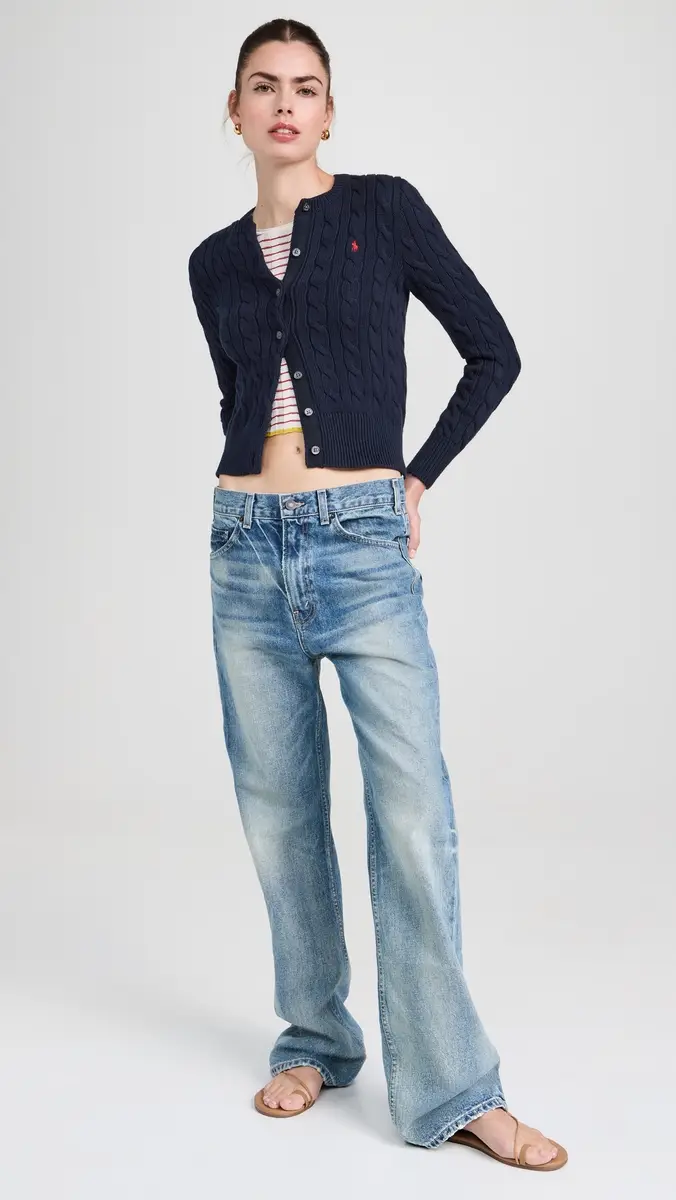 Polo Ralph Lauren Cotton Cable Long Sleeve Cardigan | Thumbnail 5 Polo Ralph Lauren Cotton Cable Long Sleeve Cardigan | Thumbnail 5