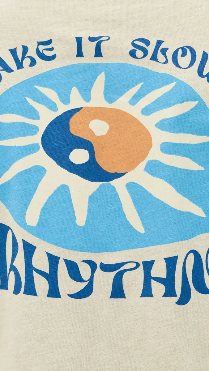 Rhythm Slow Down Slub Short Sleeve T-Shirt Moonrock | Thumbnail 6 Rhythm Slow Down Slub Short Sleeve T-Shirt Moonrock | Thumbnail 6