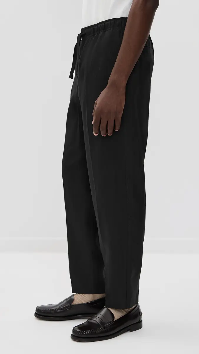 Orlebar Brown Alex Linen Pants Black | Thumbnail 5
